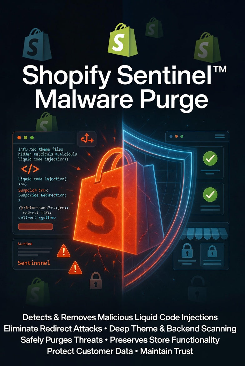 Shopify Sentinel™ Malware Purge