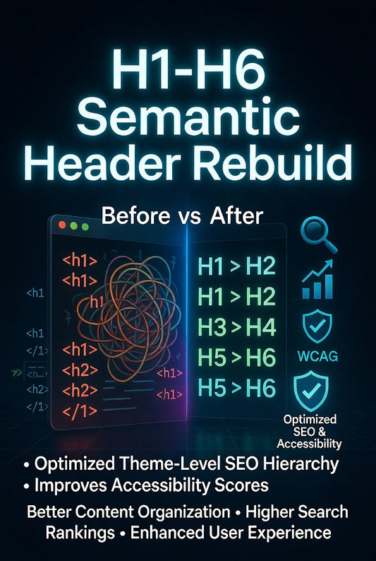 H1-H6 Semantic Header Rebuild